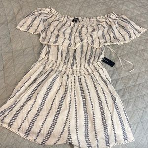 Lulus off the shoulder romper